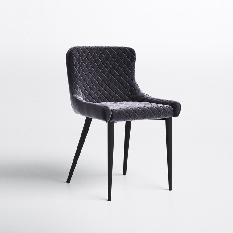 Tufted upholstered side online chair